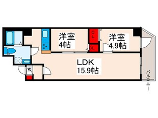 アルファコート町屋の物件間取画像